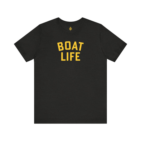 Boat Life - Black & Gold T-shirt