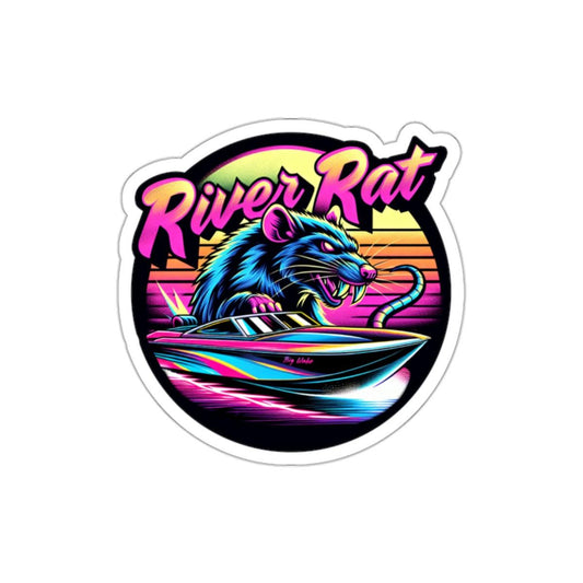 River Rat Sticker - Big Wake