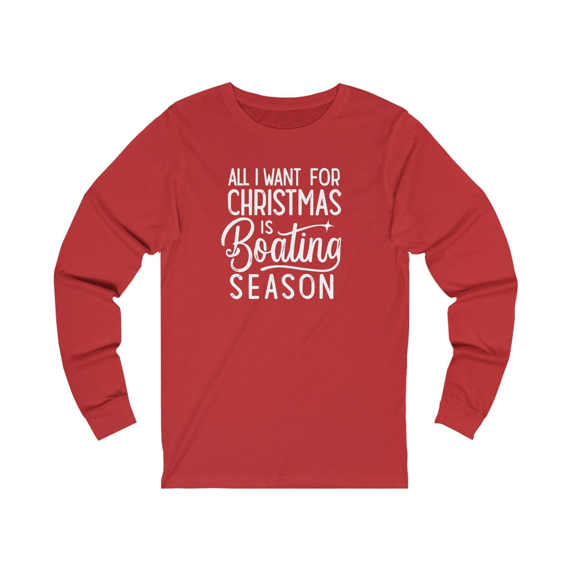 All I Want for Christmas is Boating Season T-shirt - Big Wake