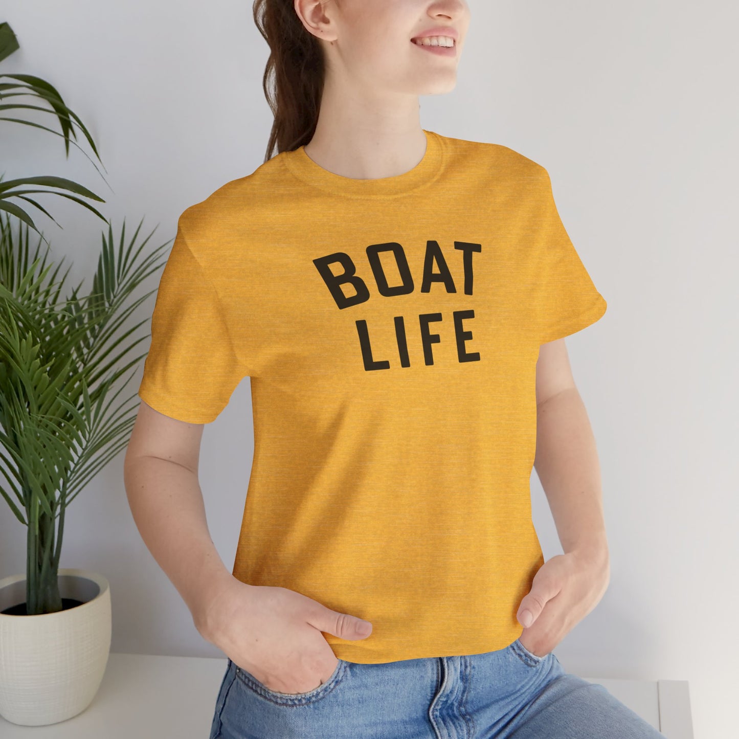 Boat Life - Black & Gold T-shirt