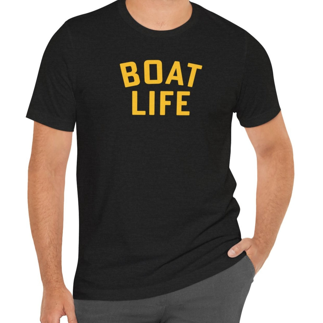 Boat Life - Black & Gold T-shirt